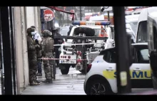 'terror attack' near the former offices of Charlie Hebdo