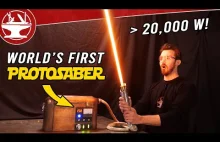 World's First Protosaber! (REAL BURNING LIGHTSABER