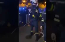 Protest francuskiej policji przeciwko koronawirusowym obostrzeniom