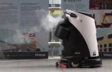 Autonomiczny robot dezynfekuje stację kolejową w Londynie [FILM