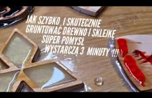 Mega Szybki Sposób na gruntowanie żywicą drewna, sklejki wystarczą 3 minuty !!!