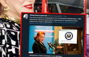 50 ambasadorów na czele z Mosbacher złamało Konwencję Wiedeńską.