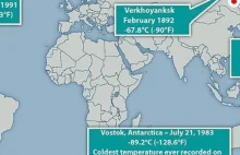 Nowy rekord najniższej temperatury na półkuli północnej Ziemi
