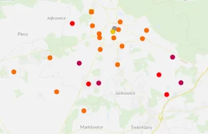 Początek sezonu smogowego. W Rybniku było w nocy 490% normy – zaraz przy szkole