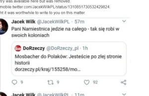 Wykopowicz pisze donosy do Mosbacher na polskiego polityka...