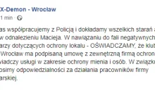 Czy firma ochroniarska klubu xdemon we Wrocławiu pobiła chłopaka, który zaginął?