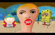 360° kreskówka - SpongeBob Eric Cartman i nadmuchiwana lalka erotyczna