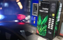 Policja zrobiła nalot na automaty z suszem konopnym CBD w Trójmieście