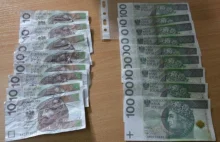 Wydrukował sześć banknotów i płacił nimi w klubie. 20 miesięcy w więzieniu.