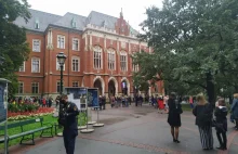 Kraków: alarm bombowy na Uniwersytecie Jagiellońskim, trwa ewakuacja