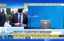 Andrzej Duda wygwizdany przez studentów na Uniwersytecie Warszawskim.