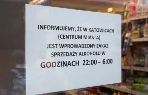 Katowice wprowadzają prohibicję w patologicznych dzielnicach