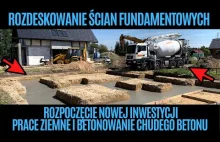 Rozpoczęcie nowej inwestycji. Prace ziemne i betonowanie