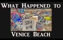 Obozowiska bezdomnych Venice Beach w Kalifornii
