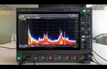 Pierwszy oscyloskop z analizą widma real time MXR Keysight