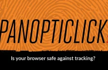 Panopticlick - sprawdź anonimowość swojej przeglądarki