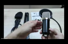 Mikrofon studyjny Hykker z Biedronki -recenzja /test
