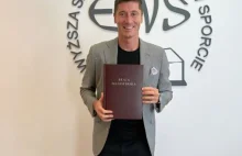 Robert Lewandowski został magistrem