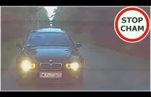 Agresor w BMW sieje postrach na bocznych drogach
