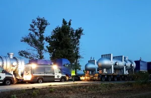 Rekordzista ważył ponad 120 ton. Transport z Czech zatrzymany