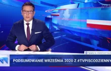 Miesięczne podsumowanie propagandy TVP z września 2020 z #tvpiscodzienny