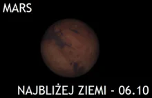 Mars najbliżej Ziemi - warto spojrzeć na niego przez teleskop