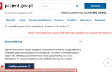 Portal Pacjent.gov.pl napisany na kolanie