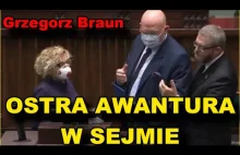 Grzegorz Braun - OSTRA AWANTURA W SEJMIE xD