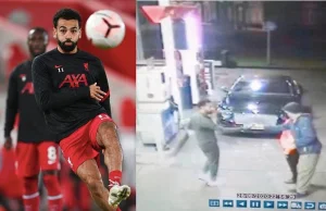 Mohamed Salah na stacji benzynowej obronił bezdomnego