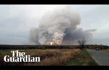 Russia explosion: 2,000 villagers evacuated after blast and fire at munitions