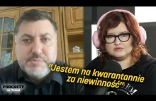 "Jestem na kwarantannie za niewinność". Dziambor spiera się o maseczki.