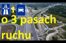 Autostrady i drogi ekspresowe o 3 pasach ruchu