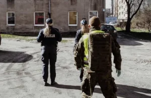 Żołnierze WOT i Policja kontrolują przestrzeganie kwarantanny