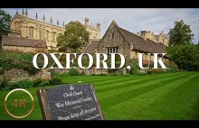 Zwiedzanie Oxfordu w 4K z dźwiękiem surround.