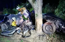 Samochód z nastolatkami uderzył w drzewo. Nie żyje 18-latek