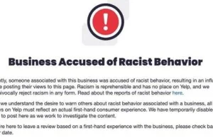 W Yelp można oznaczać "rasistowskie biznesy" tak jak robiło NSDAP z żydowskimi