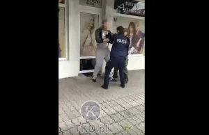 Interwencja policjantki za brak maseczki. Był pościg ulicami miasta [WIDEO]