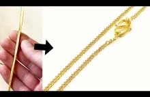 Ręczne robienie łańcuszka ze złota | How it's Made | 4K