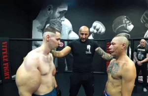 To jest chore! “Rosyjski Popeye” zawalczył w MMA. Ta walka nie trwała...