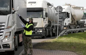 Koronawirus: kierowcy martwią się, czy zostaną zamknięte granice UE....