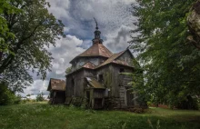 Opuszczona cerkiew w Miękiszu Starym