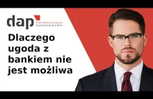 Dlaczego ugoda z bankiem nie jest możliwa?