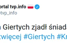 Poziom "newsu" TVPiS: Giertych zjadł śniadanie