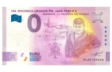 Pierwszy na świecie banknot 0 Euro z Janem Pawłem II