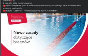 Ministerstwo Sportu podaje nowe zasady dot. basenów i siłowni