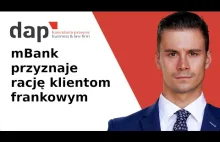 mBank przyznaje rację klientom frankowym