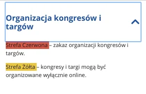 Rząd przez przypadek zakazał organizacji kongresów i targów... w formie online