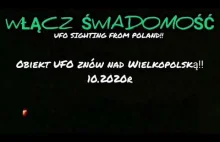 Obiekt UFO nad Wielkopolską 10.2020