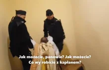 Poznańscy policjanci wyciągnęli księdza podczas odprawiania Mszy Świętej.