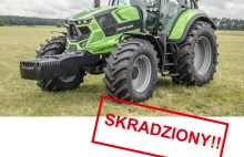 Skradziono dwa ciągniki rolnicze o wartości ponad 800000 zł.